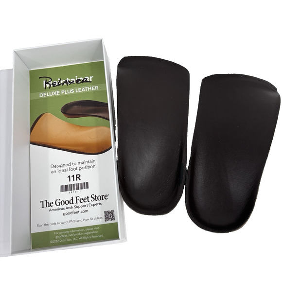 The Good Feet Store Maintainer Arch Support 11R Rigid Deluxe Plus Leather - Picture 1 of 10